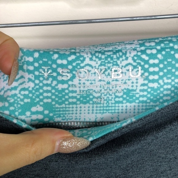 Soybu turquoise grey leggings medium - Picture 6 of 6